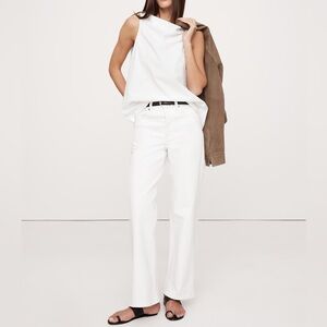 Banana Republic White Tank Top